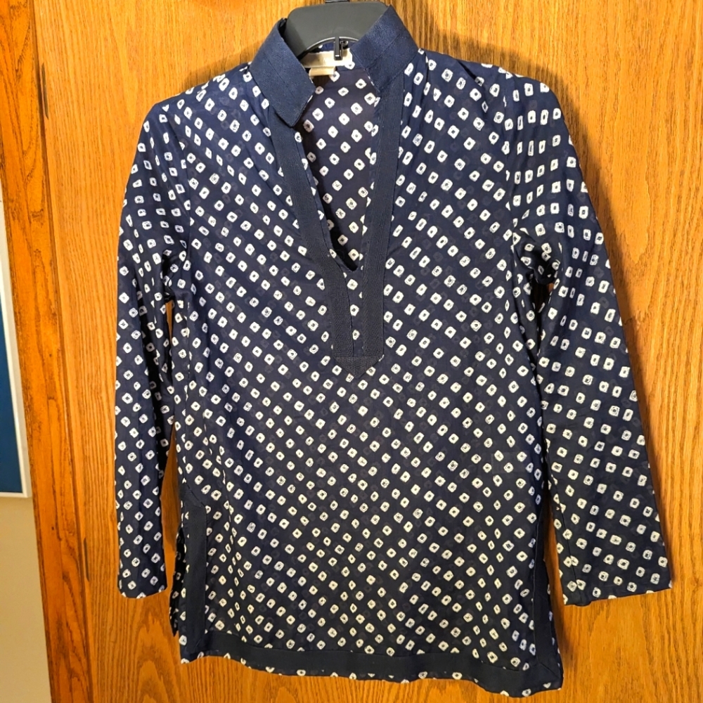Michael Kors Cotton Pullover Blouse